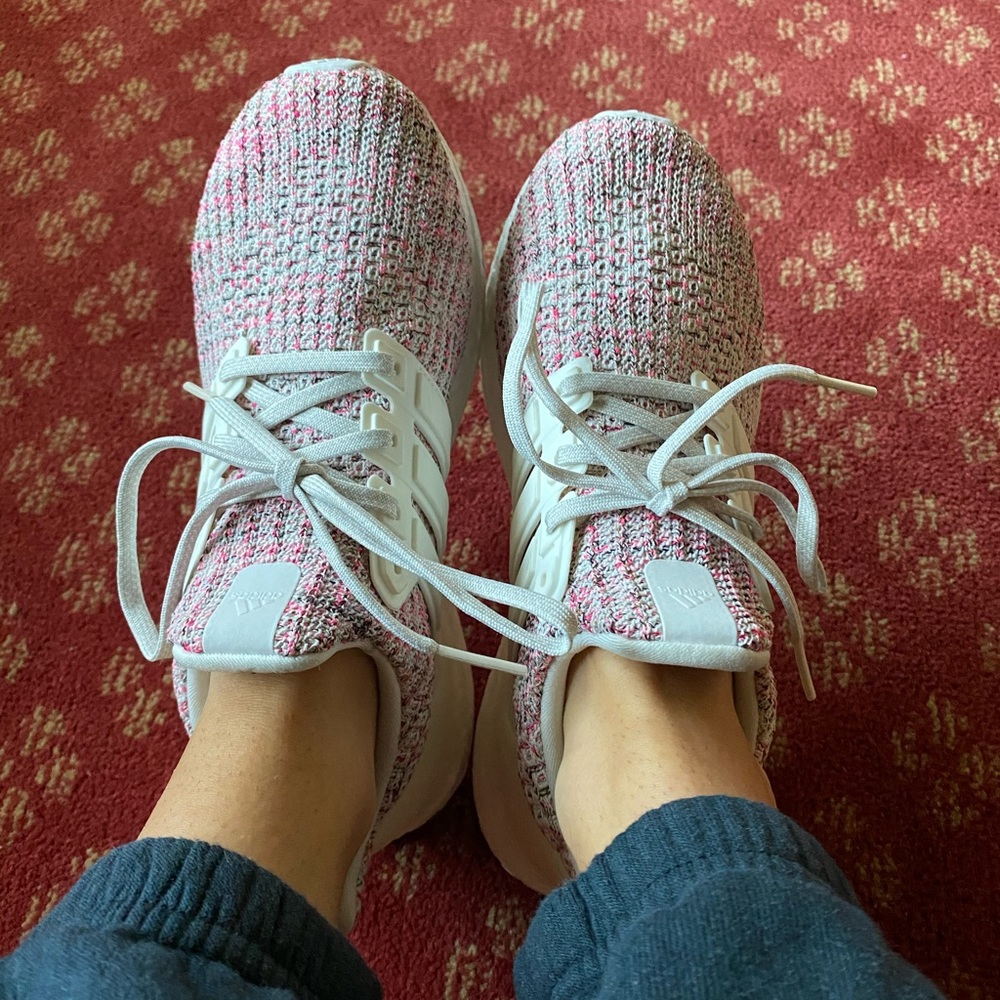 RARE Adidas Ultraboost pink colorful size 6.5 - Picture 7 of 10